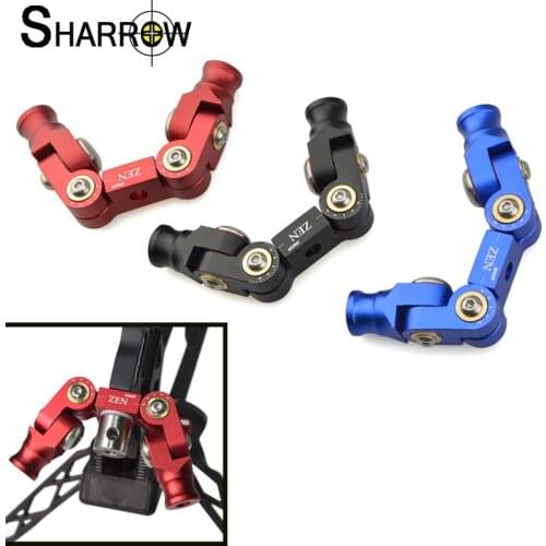 Archery Compound Bow Stabilizer V Bar Double Side Adjustable Any Direction Shock Absorber Outdoor Shooting Hunting Accesories