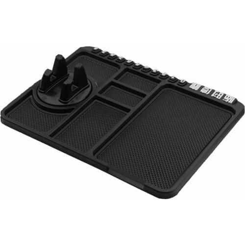 Car Dashboard Phone Holder Anti-Slip Mat Phone Mount Anti-skid Temporary Parking Card