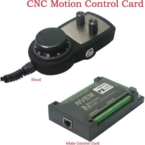 Ethernet Mach3 Card 4 Axis manual pulse hand wheel for CNC Router Machine
