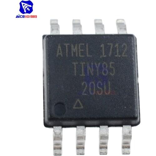 1 PC Original IC Chips ATTINY85-20SU ATTINY85 8BIT SOP-8 IC AVR MCU 8K 20MHZ 8SOIC Micro Controller IC