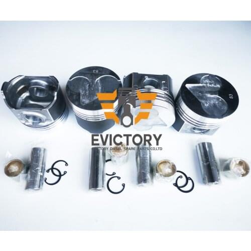 Kubota V2003T V2003DI V2003 overhaul rebuild piston ring cylinder head gasket