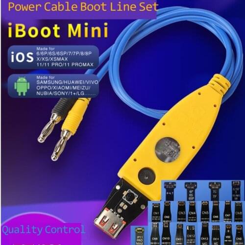 MECHANIC Android Power Supply Test Cable Mobile Boot Line For iPhone Samsung Huawei Oppo Xiaomi Repair Switch Power Test Cord