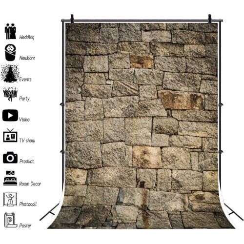 Marble Stone Wall Vintage Grunge Baby Portrait Backdrop Vinyl Photography Background For Photo Studio Photophone Photozone Shoot