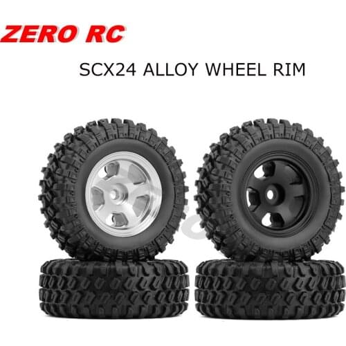 1/24th Scale 4WD AXIAL SCX24 Deadbolt Off-road ALLOY 5-Spoke BEADLOCK WHEEL RIM For 90081 Chevrolet C10 Series Rc Truck