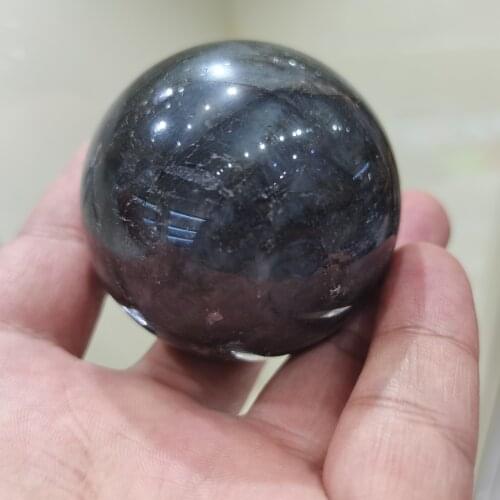Natural labradorite sphere rock quartz crystal ball healing 6cm about 350 g
