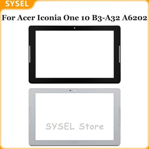 For Acer Iconia One 10 B3-A32 A6202 Touch Screen Digitizer Panel Glass Sensor with Frame Free Tools