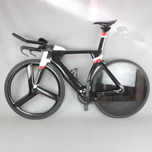 SERAPH complete TT bike 700C Time Trial Triathlon t800 full carbon fiber black frame using TRP brakes FM-TT01