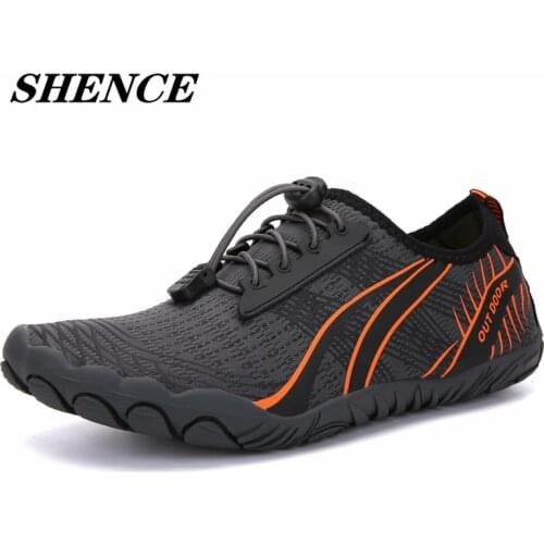 SHENCE Couples Plus Size Bathing Shoes Swimming Quick-Drying Trail Running Hiking Water Sports Shoes Barefoot Man Beach Shoes