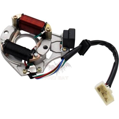 Ignition Stator Magneto Flywheel Plate for 50cc 90cc 110cc 125cc ATV Quad Dirt Bike Scooter Gokart Buggy