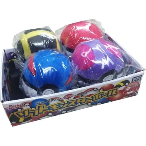TAKARA TOMY Genuine Pokemon Poke Ball Great Ball Master Ball Ultra Ball Plush Action Figure Model Toys