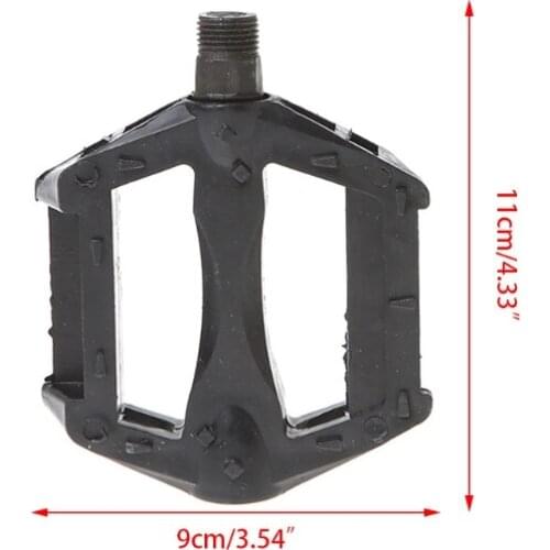 Bicycle Pedals Reflective Plastic Cycling Anti Slip Universal Mountain Road Bike Y51D