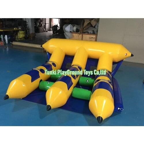 0.9mm Durable Water Inflatables, Customized Inflatable Flyfish