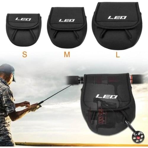 1pcs Portable SBR Fishing Reel Bag Protective Case Cover for Drum/Spinning/Raft Reel Fishing Pouch Bag Fishing Accessories