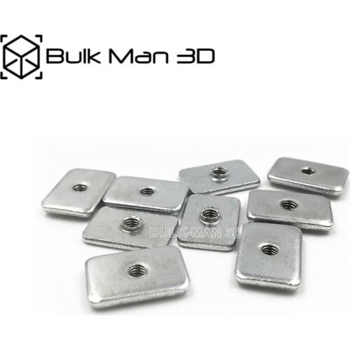 1000pcs/Lot Wholesale M3/M4/M5 Zinc Plated Tee Nuts for 2020 V-Slot Aluminum Profile Accessories