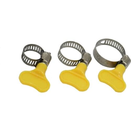 11mm/12mm/16mm/20mm/25mm hose fixing ring Collar flexible Buckle adjustable snap garden hose handle anti-shedding adapter 5pcs