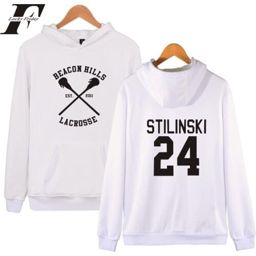 2017 harajuku beacon hills Hoodies men women survetement femme Teen Wolf Fan Stilinski trucksuit Printed hoodie Brand-clothing