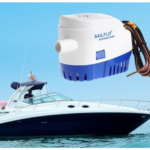 1100GPH 12V Boat Marine Automatic Submersible Bilge Auto Water Pump Float Switch Pumps