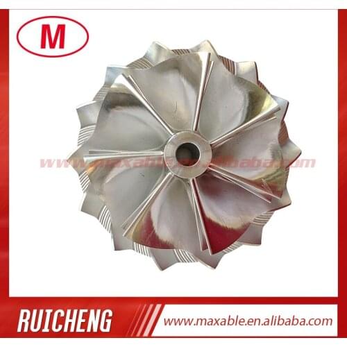 B03G 1856-123-2000 Upgrade 50.00/62.00mm 7+7 blades high performance turbocharger billet/milling/aluminum 2618 compressor wheel