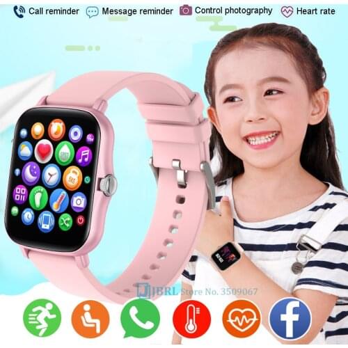 New Children Smart Watch Kids Smartwatch For Girls Boys Electronics Smart Clock Full Touch Bluetooth Sport Smart-watch For 10-18
