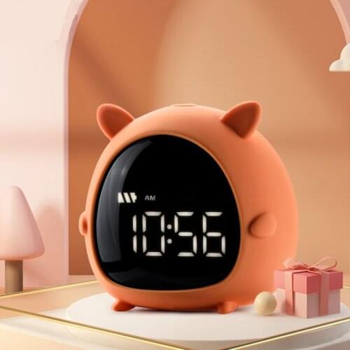 Alarm Clock Kids Child Children Sleep Bedside Alarm Clock Digital Wake Up Temperature Snooze Timer Clock for Bedroom/Table/Desk