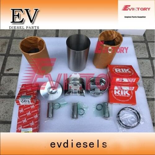 For Hiatch ZAXIS35U excavator 3LD2 piston +piston ring set +cylinder liner+bearing+3LD1 gasket kit