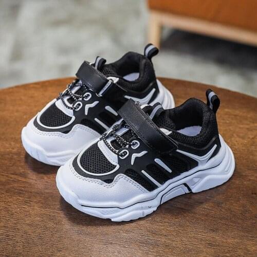 2021 Kids Casual Sneakers Baby Girls Boys Spring White Breathable Mesh Sports Running Children Shoes Rubber Children Toddler