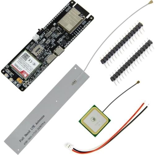 LILYGO® TTGO T-SIM7000G Module ESP32-WROVER-B Chip WiFi Bluetooth 18560 Battery Holder Solar Charge Development Board