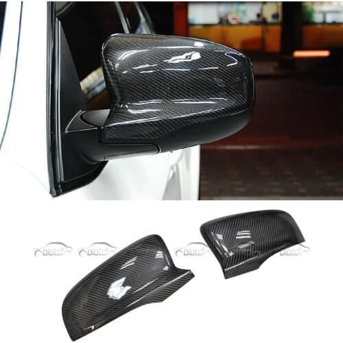 For E70 E71 X5M X6M Rear View Mirror Covers Side Mirror Caps Real Carbon Fiber