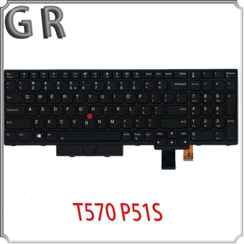 Brand new for Thinkpad T570 P51S keyboard English LED backlight FRU 01ER612 01ER571 100% Original
