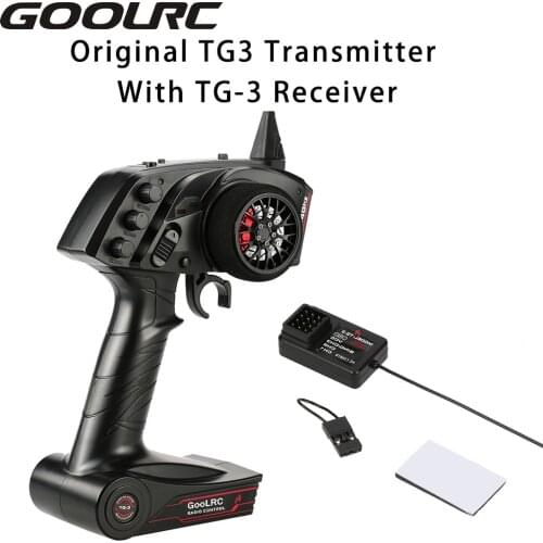 Original GoolRC TG3 2.4GHz 3CH Digital Radio Remote Control Transmitter with Receiver for RC Car Boat