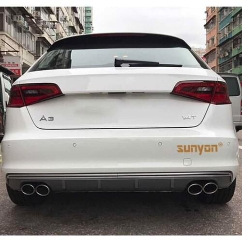 Suitable for Modified A3a4la5la6la7 S3s4s5s6s7 Four Outlet Tail Throat Rear Exhaust Small Surrounding Lower Lip Part