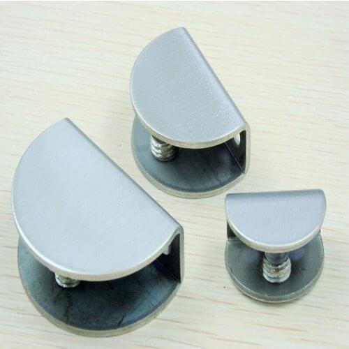 2 pcs Stainless steel glass clip holder clip bracket bracket glass fitting glass card clip glass tray tray board clamp