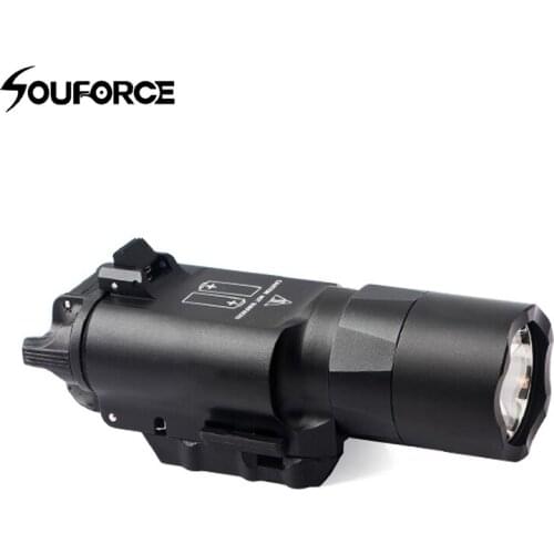 Tactical Airsoft Pistol Flashlight Suit 20mm Rail Mount for Handgun Rifle Outdoor Hunting Camping