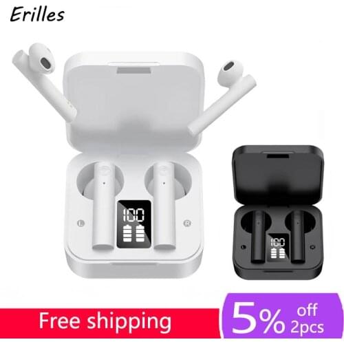 TWS Bluetooth Earphones Wireless Earbuds For Xiaomi Redmi AirDots Headsets With Mic Handsfree Headphone PK air2s A6S pro E6S A6S