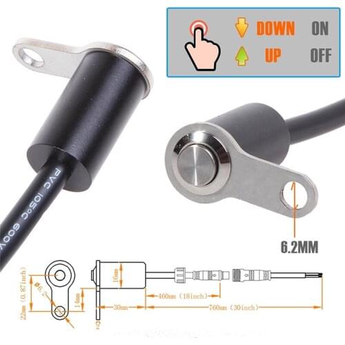Universal 12V Adjustable Headlight ON-OFF Button For Racing Electric Bicycle Waterproof Motorcycle Handlebar Switch Mount
