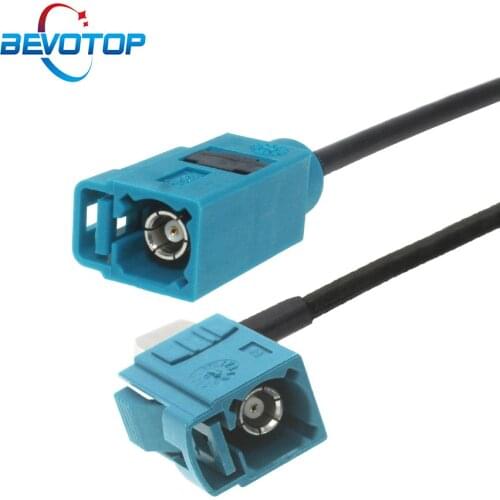 Universal FAKRA Z Female to Female Right Angle 90 Degree Jack Car Navigation GPS Antenna Extension Cord RG174 Coax Cable Pigtail