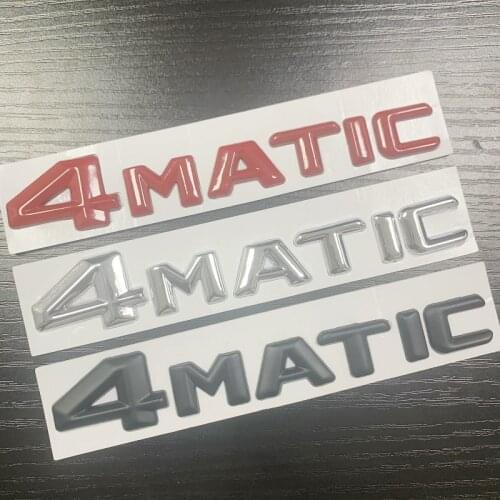 1PCS 3D Metal 4Matic Logo sticker 4 Matic Emblem Badge Sticker
