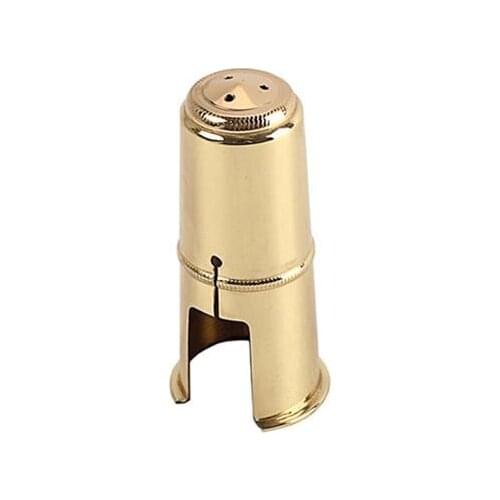 1pcs B Soprano Saxophone Cap Bakelite Flute Head Metal Protective Cap Hat Brass Hat Copper Protective Cap