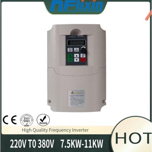 5.5kw/7.5kw/11kw/ 220v single phase input 380v 3 phase output AC Frequency Inverter ac drives /frequency converter 220v/to380v