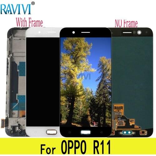 5.5" R11 LCD For OPPO R11 LCD Display Touch Screen Digitizer Assembly Replacement With Frame For OPPO R11