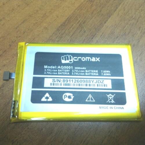 3500mAh battery for micromax Canvas Juice 2/Canvas Power AQ5001 zaw1055qaa mobile phone Batteries + track code