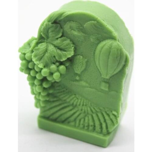 C535 grape round DIY silicone cake mould