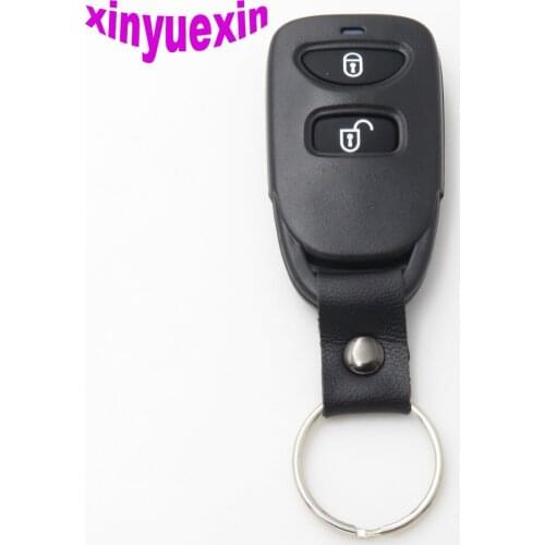 Xinyuexin Remote Car Key Shell FOB Case For Hyundai Tucson Elantra Accent SANTA FE 2Buttons Replacement Case FOB Shell Car-styin