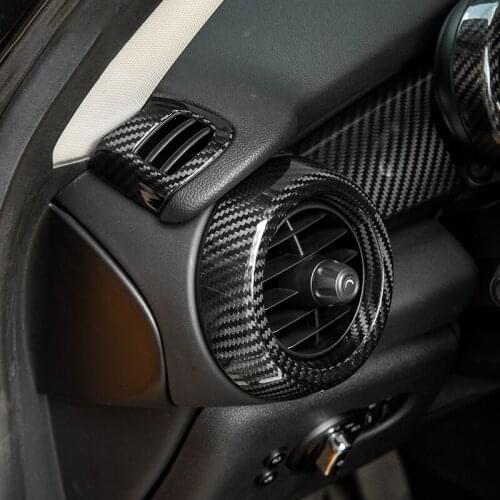 Auto Air Outlet Decorative Ring Car Sticker For BMW MINI ONE COOPER S F55 F56 F57 Interior Accessory Modification Sortie d'air