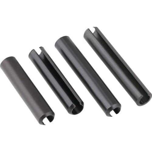 GB879 manganese steel elastic cylindrical pin 65mn open elastic pin blackening elastic pin spring pin M1.5-M5 20PCS