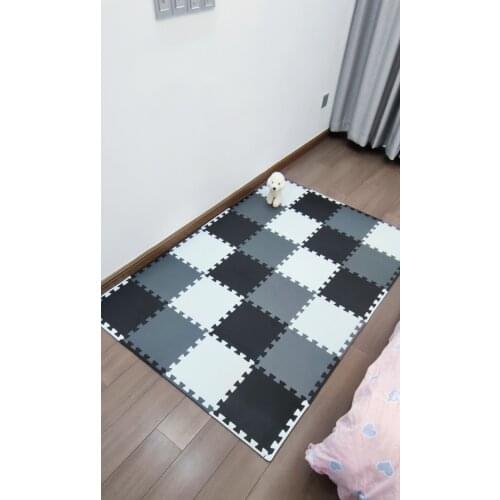 Meitoku baby EVA Foam Play Puzzle Mat for kids/ Interlocking Exercise Tiles Floor Carpet Rug,Each 32X32cm,18 or 24pc in a bag