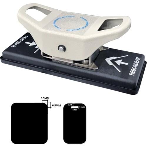 2-in-1 tool does 1/4-inch Radius Corner Round or Badge Slotted Hole Punch for PVC Card, Photo, Paper