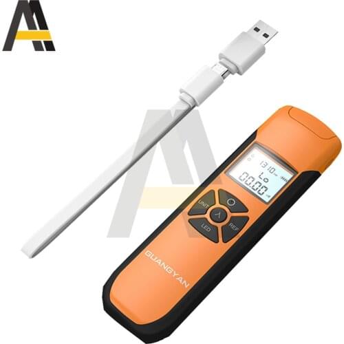 Optical Power Meter G10 High Precision Rechargeable Battery Fiber Optic Power Meter With Flash Light OPM -70 to 26dBm