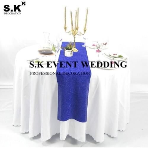 Colorful Sequin Table Runner For Wedding Tablecloth Event Party Banquet Decoration