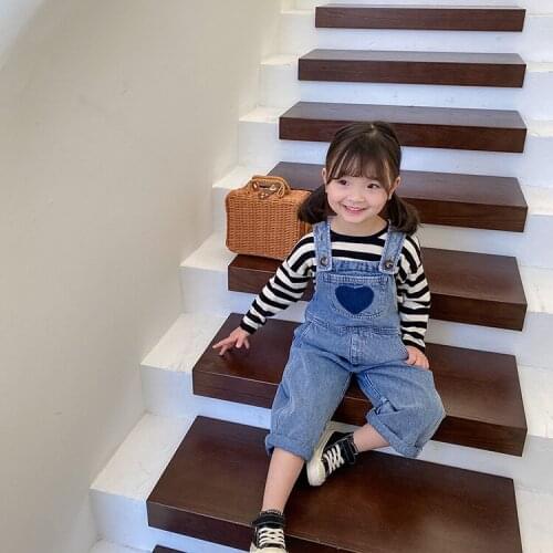 Le MaBu Denim Overalls For Girls
